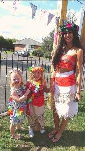 Moana party entertainer Derby