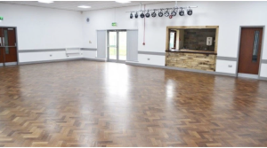 Shows the empty inside space at the Eagles Nest Community Centre Arnold